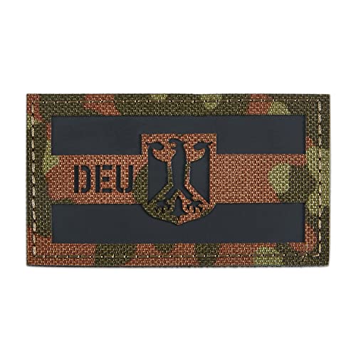 DEU Deutschland IR Infrarot Reflektierende Patches Klett Militär Bundeswehr Patch Klett Patches Für Taktische Kleidung Rucksack Baseballkappe Uniform Weste Hundegeschirr von TraLxwee