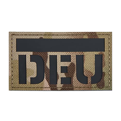 DEU Deutschland IR Infrarot Reflektierende Patches Klett Militär Bundeswehr Patch Klett Patches Für Taktische Kleidung Rucksack Baseballkappe Uniform Weste Hundegeschirr von TraLxwee