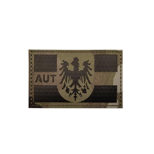 Österreich IR Infrarot Reflektierende Patches Klett Militär Bundeswehr Patch Klett Patches Für Taktische Kleidung Rucksack Baseballkappe Uniform Weste Hundegeschirr von TraLxwee