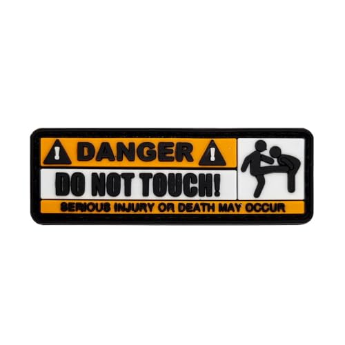 Patches Klett Militär Fun Patch Für Taktische Kleidung Rucksack Baseballkappe Weste/Geschirre Hundegeschirr (DO NOT TOUCN) von TraLxwee