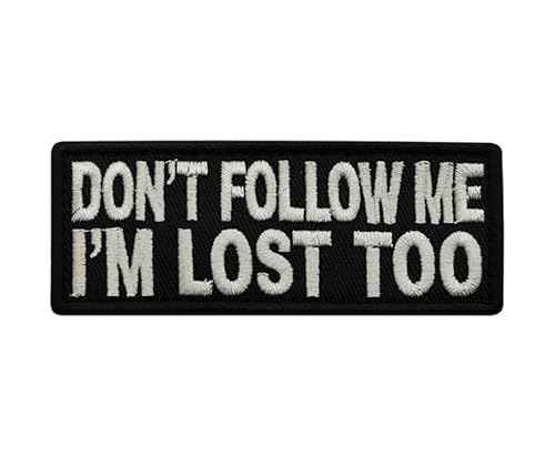Patches Klett Militär Fun Patch Für Taktische Kleidung Rucksack Baseballkappe Weste/Geschirre Hundegeschirr (DON NOT FOLLOW ME) von TraLxwee