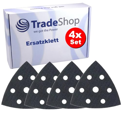 4x Trade-Shop Ersatzklett 93x93x93mm selbstklebend Dreieck kompatibel mit Skil 7126 AD, 7125 AA, kompatibel mit Metabo DSE 280 Intec, DSE 300 Intec 4x Trade-Shop Ersatzklett 93x93x93mm selbstklebend Dreieck kompatibel mit Skil 7126 AD, 7125 AA, kompatibel mit Metabo DSE 280 Intec, DSE 300 Intec von Trade-Shop