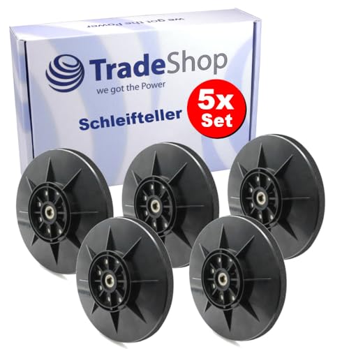 5x Trade-Shop Klett 8-Loch Schleifteller/Haftteller/Stützteller Ø225mm kompatibel mit Einhell TC-DW 225, TE-DW 225 Trockenbauschleifer 5x Trade-Shop Klett 8-Loch Schleifteller/Haftteller/Stützteller Ø225mm kompatibel mit Einhell TC-DW 225, TE-DW 225 Trockenbauschleifer von Trade-Shop