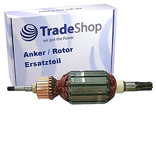 Trade-Shop Anker/Rotor/Motor Ersatz für Makita HR4001-C HR 4010 C HR 4011 C ersetzt 5136337 Bohrhammer von Trade-Shop