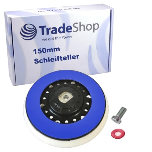 Trade-Shop Klett Polierteller/Schleifteller/Stützteller 150mm M8 kompatibel mit Rupes Bigfoot LHR 21 ersetzt 981.321 / Poliermaschine Ersatzteil Trade-Shop Klett Polierteller/Schleifteller/Stützteller 150mm M8 kompatibel mit Rupes Bigfoot LHR 21 ersetzt 981.321 / Poliermaschine Ersatzteil von Trade-Shop