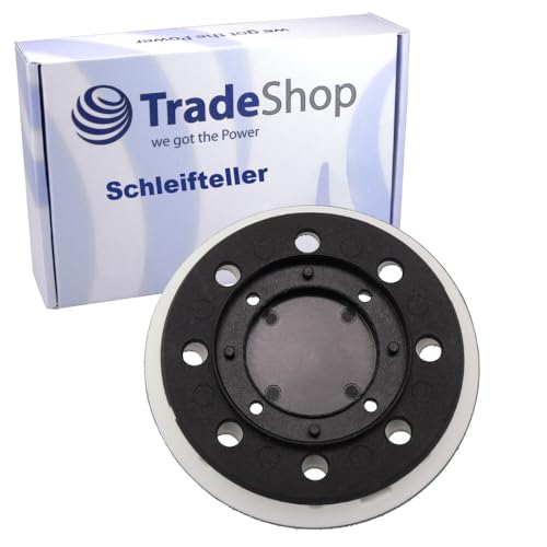 Trade-Shop Klett Schleifteller/Haftteller/Stützteller kompatibel mit Festool ES 125, ETS 125, ETSC 125 EQ Exzenterschleifer ersetzt 492280 Trade-Shop Klett Schleifteller/Haftteller/Stützteller kompatibel mit Festool ES 125, ETS 125, ETSC 125 EQ Exzenterschleifer ersetzt 492280 von Trade-Shop