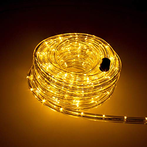 Trade-Shop LED-Beleuchtung Licht-Schlauch Lichterkette 36 LED/Meter für Balkon Terasse Garten Party Weihnachten Deko (5M/10M/20M/30M/40M/50M/60M/80M/100M) von Trade-Shop