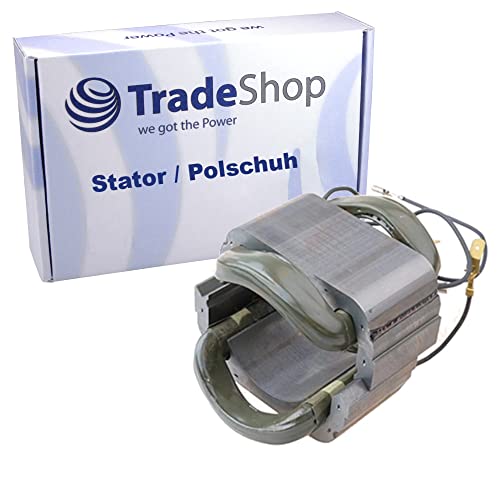 Trade-Shop Stator/Feld/Polschuh kompatibel mit Bosch GWS18-180 GWS18-230 GWS20-180 GWS20-230 Winkelschleifer, Ersatz für Bosch 1604220380 von Trade-Shop
