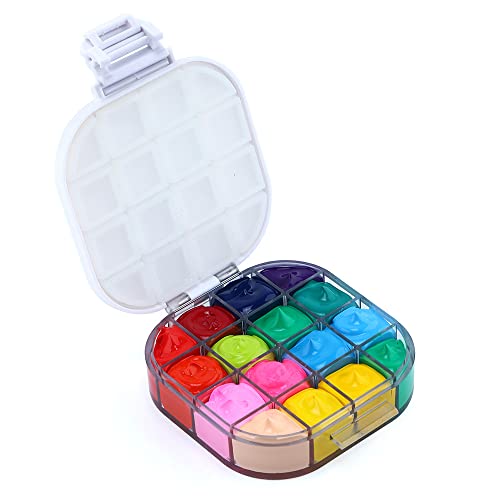 Transon Paint Saver Aufbewahrungspalette, 16 Mulden, tragbar, luftdicht, feuchtigkeitsspendend, Weiß Transon Paint Saver Aufbewahrungspalette, 16 Mulden, tragbar, luftdicht, feuchtigkeitsspendend, Weiß von Transon