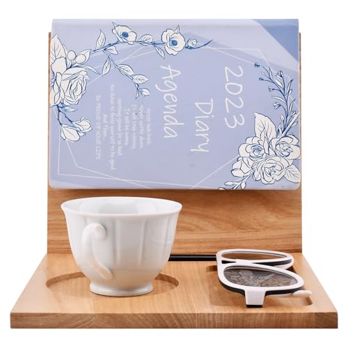 Trasylph Buchablage aus Holz mit Kaffeetasse, Tasse, Gläser, Stifthalter, Ständer für Seitenablage, Buchecken, Lesen, Nachttisch, Schreibtisch, Nachttisch, Geburtstagsgeschenk, Geschenk Trasylph Buchablage aus Holz mit Kaffeetasse, Tasse, Gläser, Stifthalter, Ständer für Seitenablage, Buchecken, Lesen, Nachttisch, Schreibtisch, Nachttisch, Geburtstagsgeschenk, Geschenk von Trasylph