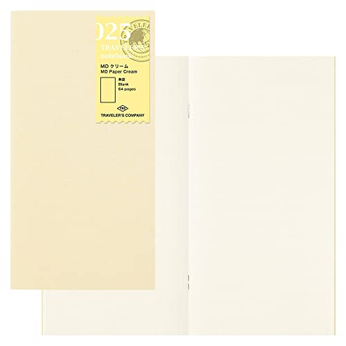 MD Paper Cream Notebook Refill 025 für Traveler's Notebook Regular Size von Traveler's Company
