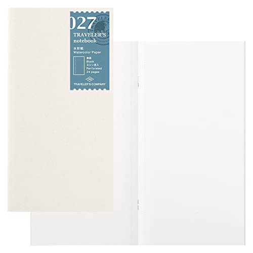 Watercolor Paper Notebook 027 Refill für Traveler's Notebook Regular Size von Traveler's Company