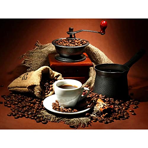 Trayosin Diamond Painting Erwachsene 5D Diamant Painting Bilder mit Zubehör DIY 5D Diamond Painting Kinder Vollbohrdiamant Arts Craft Diamond Painting Set für Haus Küche Dekorieren (Kaffee,50x70cm) Trayosin Diamond Painting Erwachsene 5D Diamant Painting Bilder mit Zubehör DIY 5D Diamond Painting Kinder Vollbohrdiamant Arts Craft Diamond Painting Set für Haus Küche Dekorieren (Kaffee,50x70cm) von Trayosin