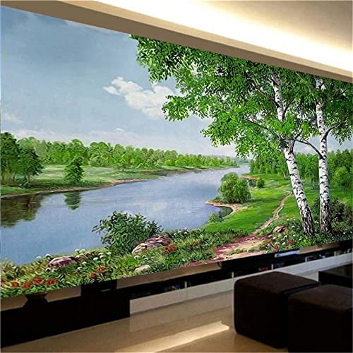 Trayosin Diamond Painting Set Landschaft, 5d Diamant Painting Bilder Full Groß DIY 5D Diamant Stickerei Kits für Home Wall Decor (150x60cm) von Trayosin