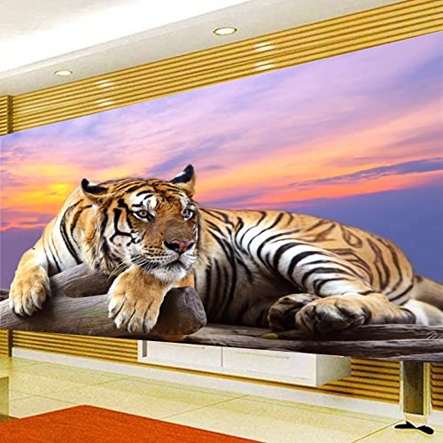 Trayosin Diamond Painting Tiere 5D Diamant Painting Bilder Erwachsene Groß xxl Diamant Malerei Tiger Kits mit Diamond Painting Zubehör Als Geschsenk Und Wanddekoration Zu Hause (100x40cm) von Trayosin