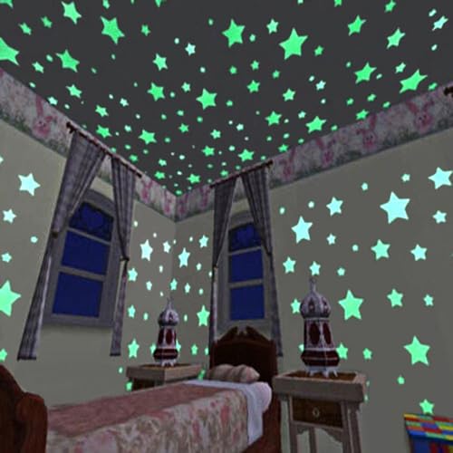 Wandsticker Sterne Wandtattoo Mädchenzimmer - Leuchtende Sterne Wanddeko im Dunkelen für die Decke Selbstklebend Aufkleber für Raumdeko 0507 Wandsticker Sterne Wandtattoo Mädchenzimmer - Leuchtende Sterne Wanddeko im Dunkelen für die Decke Selbstklebend Aufkleber für Raumdeko 0507 von Traziewell