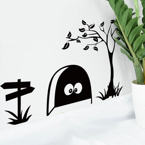 Wandtattoo Mädchen - Mäuse Maus Loch Palme Wand Aufkleber für Sofa Blattaufkleber Schlafzimmer Wanddeko 0122 Wandtattoo Mädchen - Mäuse Maus Loch Palme Wand Aufkleber für Sofa Blattaufkleber Schlafzimmer Wanddeko 0122 von Traziewell