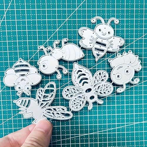 Bienen-Stanzformen für Kartenherstellung, Insekten-Bienen-Stanzformen, Metall-Stanzform, Scrapbooking-Stanzformen, DIY geätzte Prägeschablone zum Basteln Bienen-Stanzformen für Kartenherstellung, Insekten-Bienen-Stanzformen, Metall-Stanzform, Scrapbooking-Stanzformen, DIY geätzte Prägeschablone zum Basteln von Trdxxx