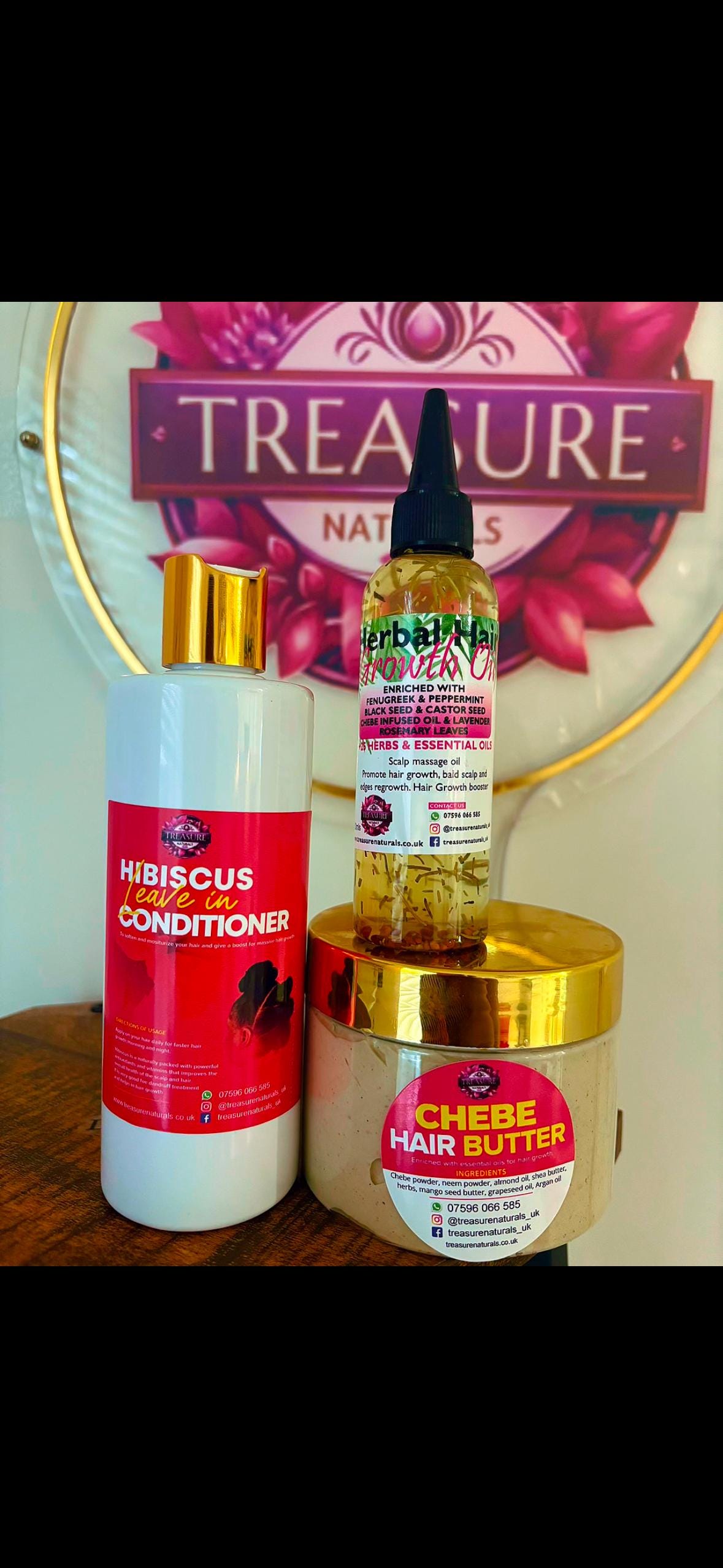 Weichspüler Set chebe Haarbutter, Im Conditioner Lassen Und Haarwuchsöl von TreasureEmpireStore