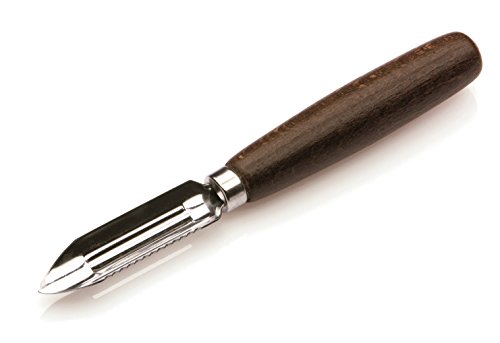 Tredoni Edelstahl Gemüse Schäler Schaber - 7cm Kartoffel/Karotte/Apfel Schäler, Holzgriff Tredoni Edelstahl Gemüse Schäler Schaber - 7cm Kartoffel/Karotte/Apfel Schäler, Holzgriff von Tredoni
