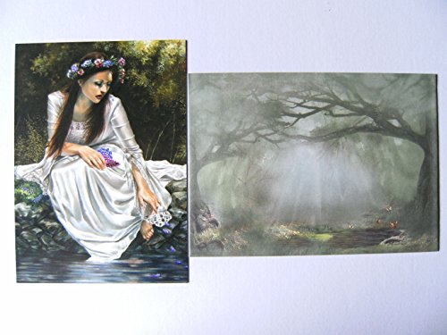 Doppelkarte mit Umschlag, Blumenprinzessin, 10638, Bild, Elfen Fee Blume, Karte, Karten von Tree-Free Greetings