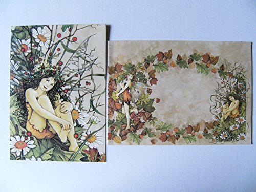 Doppelkarte mit Umschlag, Margeriten Elfe, 10012, Bild, Elfen Fee Blume, Karte, Karten von Tree-Free Greetings