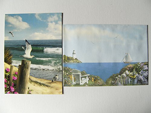 Doppelkarte mit Umschlag, Möwe am Meer, 10725, Bild, Urlaub, Karte, Karten Doppelkarte mit Umschlag, Möwe am Meer, 10725, Bild, Urlaub, Karte, Karten von Tree-Free Greetings