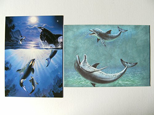 Doppelkarte mit Umschlag, Schwertwale, Orcas, 17019, Bild, Tiere, Wal, Karte, Karten Doppelkarte mit Umschlag, Schwertwale, Orcas, 17019, Bild, Tiere, Wal, Karte, Karten von Tree-Free Greetings