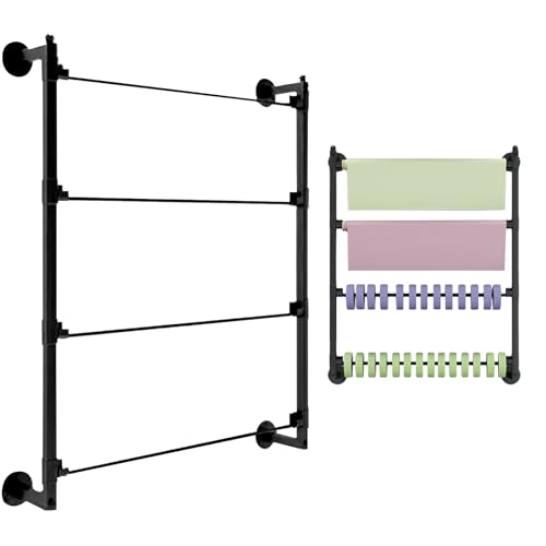 Bandhalter Spulenbandständer, Seidenschal Regal Metall Wandmontierte, Mehrzweck-Wandhalterung, Nähgarn Rollen Halterung Haken, Band-Organizerfür Bänder, Blumen-Geschenkpapier, Seidenschal, Schal Bandhalter Spulenbandständer, Seidenschal Regal Metall Wandmontierte, Mehrzweck-Wandhalterung, Nähgarn Rollen Halterung Haken, Band-Organizerfür Bänder, Blumen-Geschenkpapier, Seidenschal, Schal von Treesunshine