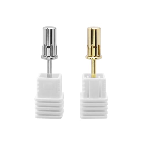 Treki 2 Stück 2,35 mm Nagelbohrer Mandrel für Schleifkappen Kappenträger für Nagelfräser Aufsätze, Schleifkappenhalter Bits aus Edelstahl für Schleifhülsen Schleifringe Schleifbänder zum Gelnägel Treki 2 Stück 2,35 mm Nagelbohrer Mandrel für Schleifkappen Kappenträger für Nagelfräser Aufsätze, Schleifkappenhalter Bits aus Edelstahl für Schleifhülsen Schleifringe Schleifbänder zum Gelnägel von Treki