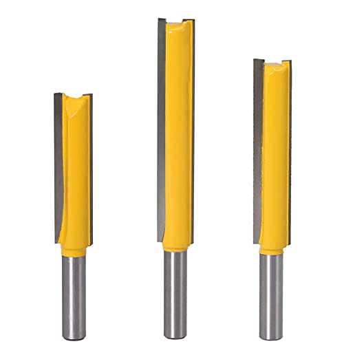 Treki 3 Stück 8 mm Schaft gerade Fräser extra lang Flush Trim Router Bits Nutfräser gerade 50 mm 63 mm 76 mm Bohrer Carbide Router Bits Holz Fräser Oberfräse Holzfräser Holzbeere Treki 3 Stück 8 mm Schaft gerade Fräser extra lang Flush Trim Router Bits Nutfräser gerade 50 mm 63 mm 76 mm Bohrer Carbide Router Bits Holz Fräser Oberfräse Holzfräser Holzbeere von Treki