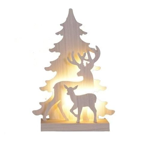 Trend Line LED Holzsilhouette Wald 41 x 29 cm warmweiß mit Timer Figuren Trend Line LED Holzsilhouette Wald 41 x 29 cm warmweiß mit Timer Figuren von Trend Line