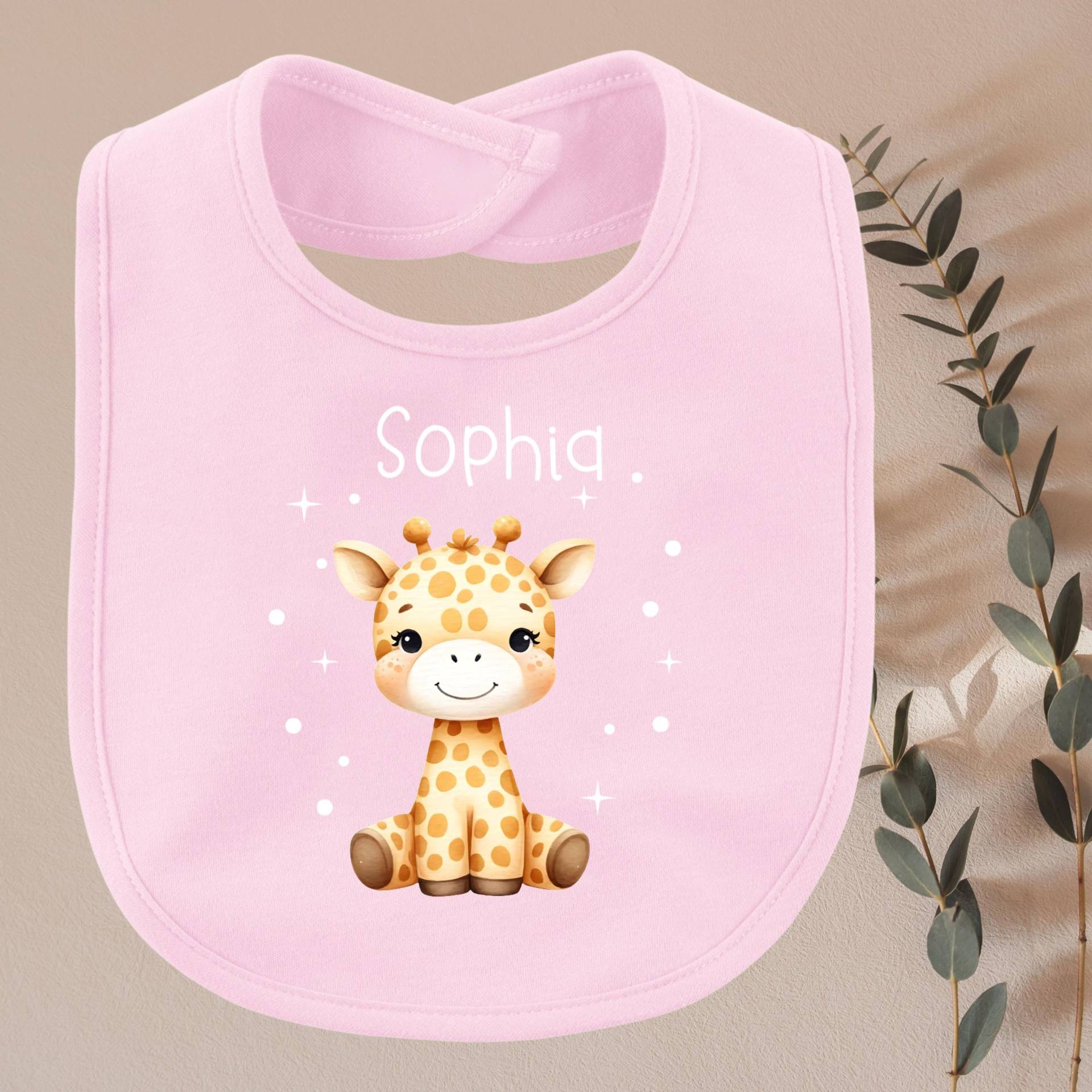 Baby Lätzchen | Personalisierbar Mit Namen Giraffe| Im Geschenkbeutel Viele Farben Erhältlich| Fun Babygeschenk - Geburt-Taufe Baby Lätzchen | Personalisierbar Mit Namen Giraffe| Im Geschenkbeutel Viele Farben Erhältlich| Fun Babygeschenk - Geburt-Taufe von TrendMama