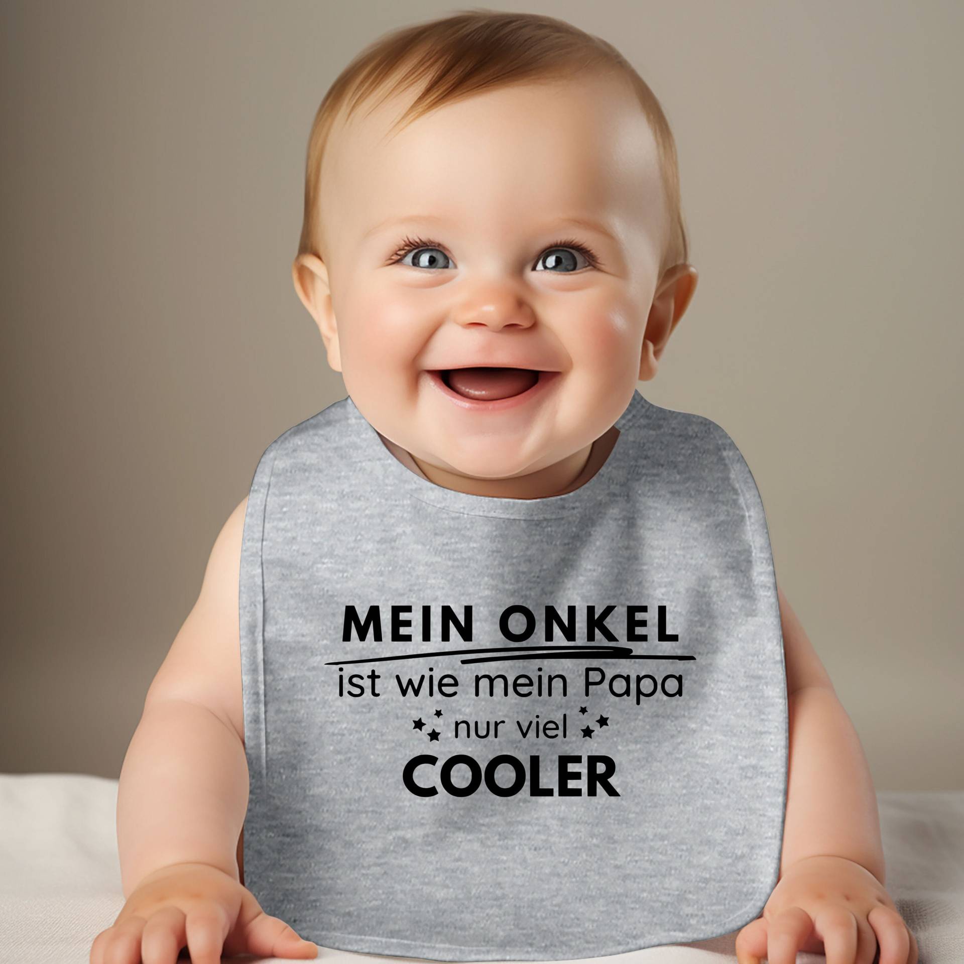 Baby Lätzchen - Viele Farben Erhältlich | Sprüche Mein Onkel Ist Wie Mein Papa Nur Viel Cooler Fun Babygeschenk- Geburt-Taufe Baby Lätzchen - Viele Farben Erhältlich | Sprüche Mein Onkel Ist Wie Mein Papa Nur Viel Cooler Fun Babygeschenk- Geburt-Taufe von TrendMama