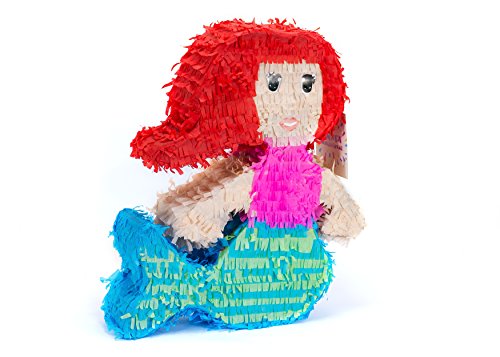 Trendario Pinata Meerjungfrau - 45 x 40 cm - Ideal zum Befüllen mit Süßigkeiten und Geschenken - Piñata für Kindergeburtstag Spiel, Geschenkidee, Party, Hochzeit Trendario Pinata Meerjungfrau - 45 x 40 cm - Ideal zum Befüllen mit Süßigkeiten und Geschenken - Piñata für Kindergeburtstag Spiel, Geschenkidee, Party, Hochzeit von Trendario