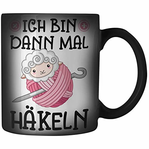 Trendation - Häkeln Zubehör Zaubertasse Geschenk Stricken Geschenke Häkel Oma Mama Ich Bin Dann Mal Häkeln Trendation - Häkeln Zubehör Zaubertasse Geschenk Stricken Geschenke Häkel Oma Mama Ich Bin Dann Mal Häkeln von Trendation