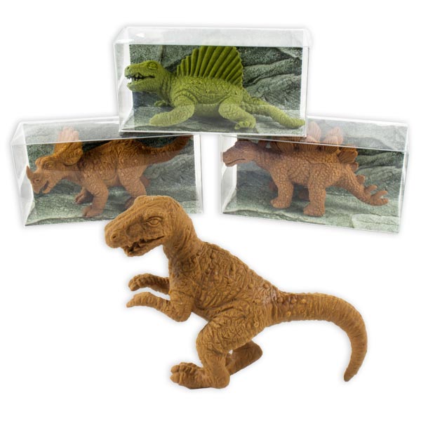 Dinosaurier-Radiergummis als Mitgebsel, 1 Stück, verschiedene Motive von Trendhaus Handelsgesellschaft mbH