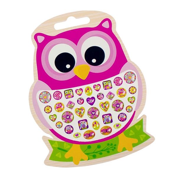 Eulilli Sticker-Set, mit 36 Mini-Aufklebern mit Eulen, 1 Karte Eulilli Sticker-Set, mit 36 Mini-Aufklebern mit Eulen, 1 Karte von Trendhaus Handelsgesellschaft mbH