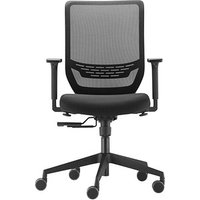 Trendoffice by Dauphin Bürostuhl to-sync work mesh, 9242SY1FVKGS Stoff schwarz, Gestell schwarz von Trendoffice by Dauphin