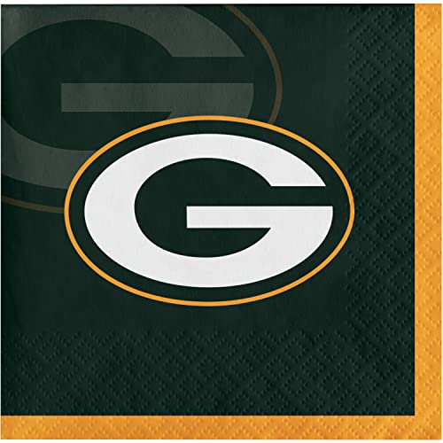 Green Bay Packers Getränke-Servietten, 48 Stück von Trendware