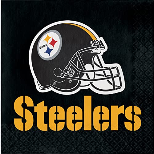 Pittsburgh Steelers Servietten, 48 Stück von Trendware