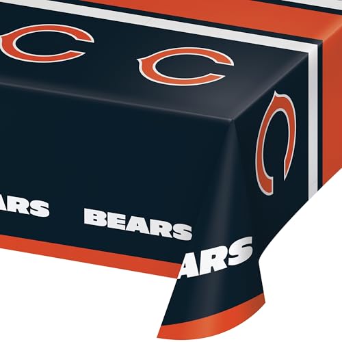Trendware Chicago Bears Kunststoff-Tischdecken, 3 Stück von Trendware