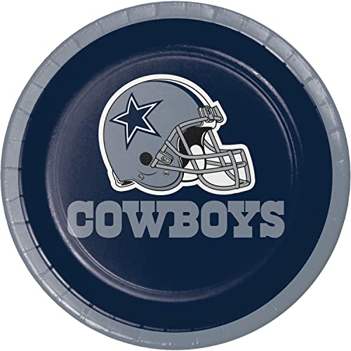 Trendware Dallas Cowboys Dessertteller, 24 Stück von Trendware