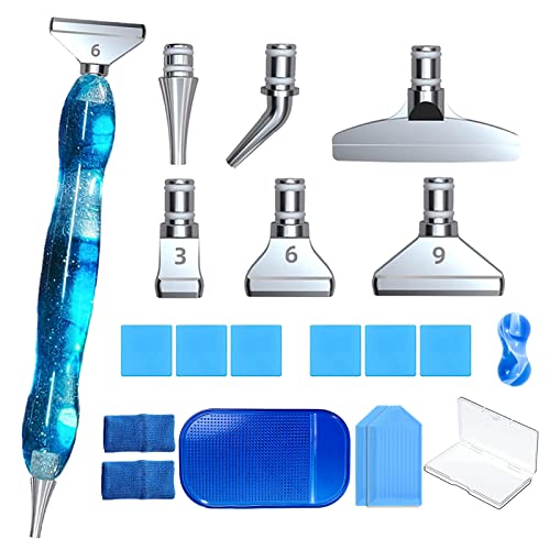 Diamond Painting Zubehör Stift, 20 Stück Diamond Painting Set, 6 Styles Metal Drill Pen Ersatzköpfe für 5D Diamond Painting Stifte, Diamond Painting Stift für Diamond Painting Tools & Zubehör Diamond Painting Zubehör Stift, 20 Stück Diamond Painting Set, 6 Styles Metal Drill Pen Ersatzköpfe für 5D Diamond Painting Stifte, Diamond Painting Stift für Diamond Painting Tools & Zubehör von Trhillsbrad