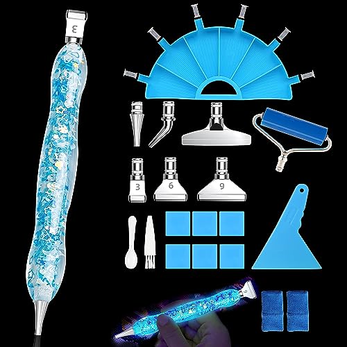 Diamond Painting Zubehör Stift, Diamond Painting Set, 6 Styles Metal Drill Pen Ersatzköpfe für 5D Diamond Painting Stifte, Diamond Painting Tools & Zubehör, Im Leuchtende Diamantkunst stifte (Roller) Diamond Painting Zubehör Stift, Diamond Painting Set, 6 Styles Metal Drill Pen Ersatzköpfe für 5D Diamond Painting Stifte, Diamond Painting Tools & Zubehör, Im Leuchtende Diamantkunst stifte (Roller) von Trhillsbrad