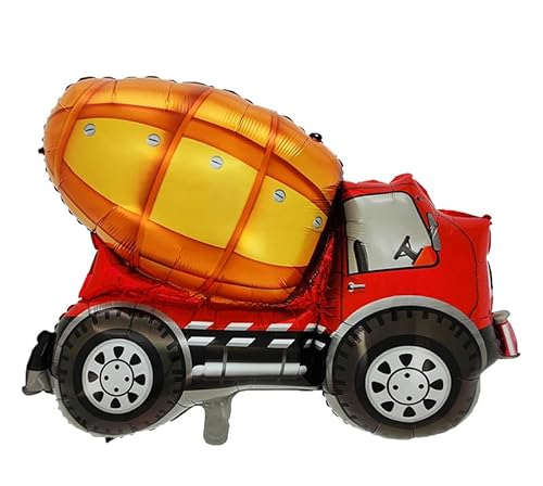 Baufahrzeug-Folienballon, 81,3 x 66 cm, geeignet für Luft oder Helium von Tri Products