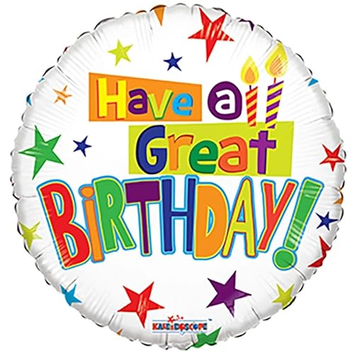 Have a Great Birthday Folienballon 45.7 cm Sterne Weiß Have a Great Birthday Folienballon 45.7 cm Sterne Weiß von Tri Products