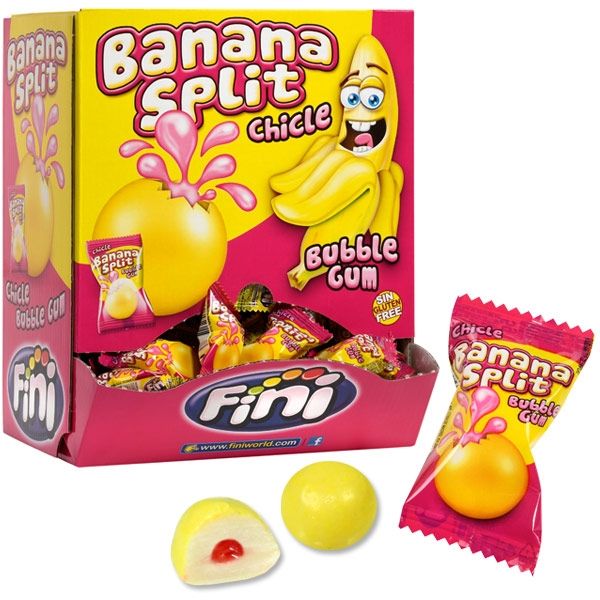Großpack Fini Kaugummi Banane, 200 Stk Großpack Fini Kaugummi Banane, 200 Stk von Tri d'Aix GmbH