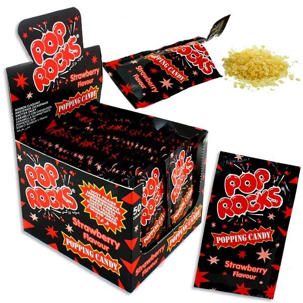 Großpack Pop Rocks Erdbeer, 50 Tütchen, riesen Knisterspaß Großpack Pop Rocks Erdbeer, 50 Tütchen, riesen Knisterspaß von Tri d'Aix GmbH