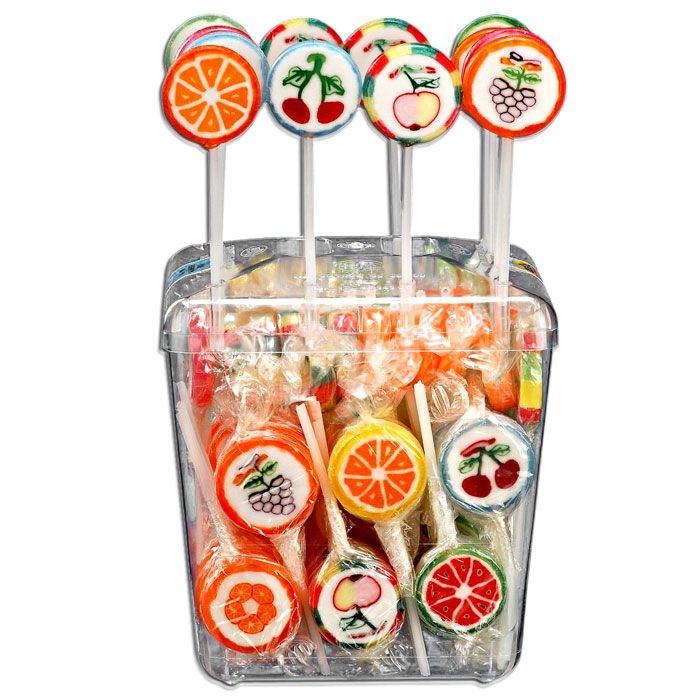 Großpackung Rocks Lutscher, aufwendiges Frucht-Motiv, 80 Lutscher Großpackung Rocks Lutscher, aufwendiges Frucht-Motiv, 80 Lutscher von Tri d'Aix GmbH
